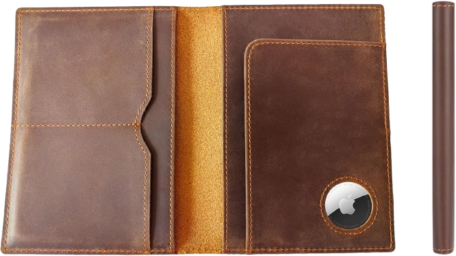 Albatross Leather Passport Holder