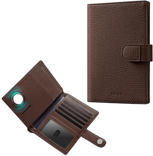 Dual Leather Passport Wallet