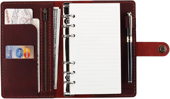 A5 Refillable Leather Notebook