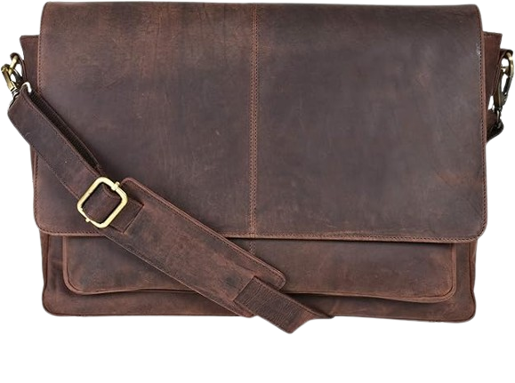 Leather Messenger Briefcase