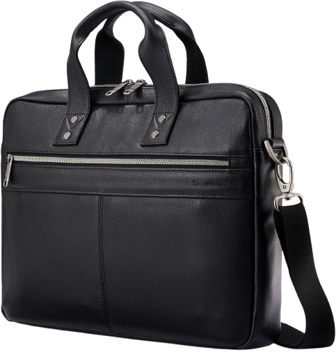 Samsonite Classic Leather Slim Briefcase