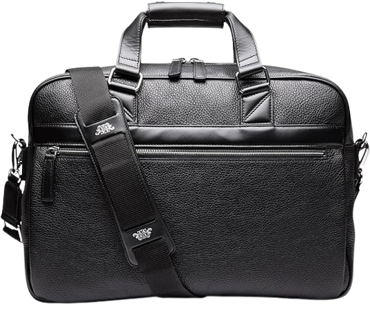 Bosca Italian Leather Messenger Briefcase