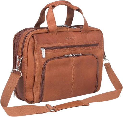 Kenneth Cole Reaction Colombian Leather Expandable Briefcase